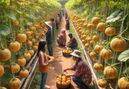 Nikmati Keseruan Petik Melon Golden Inthanon Langsung dari Pohon di Malang, Buahnya Kecil dan Manis